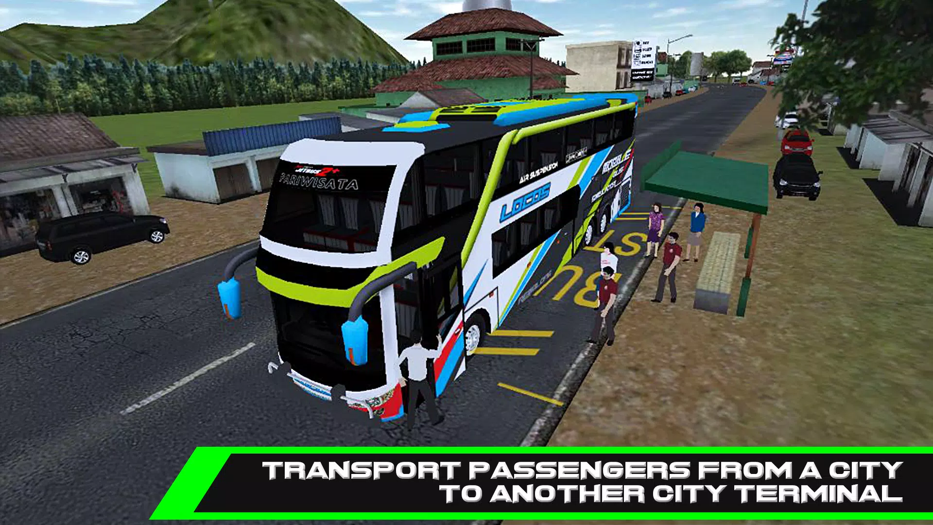 Mobile Bus Simulator 螢幕截圖 1