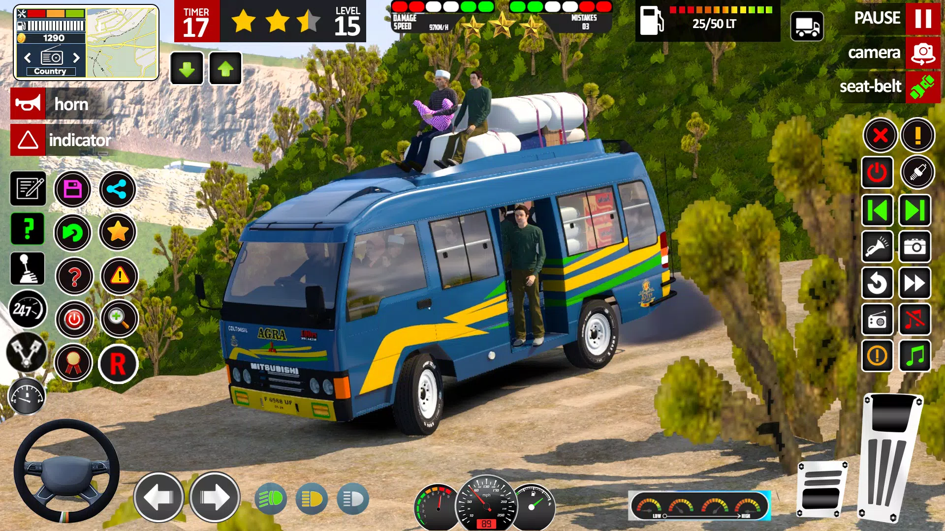 Real Mini Coach: Bus Game 3D Скриншот 3