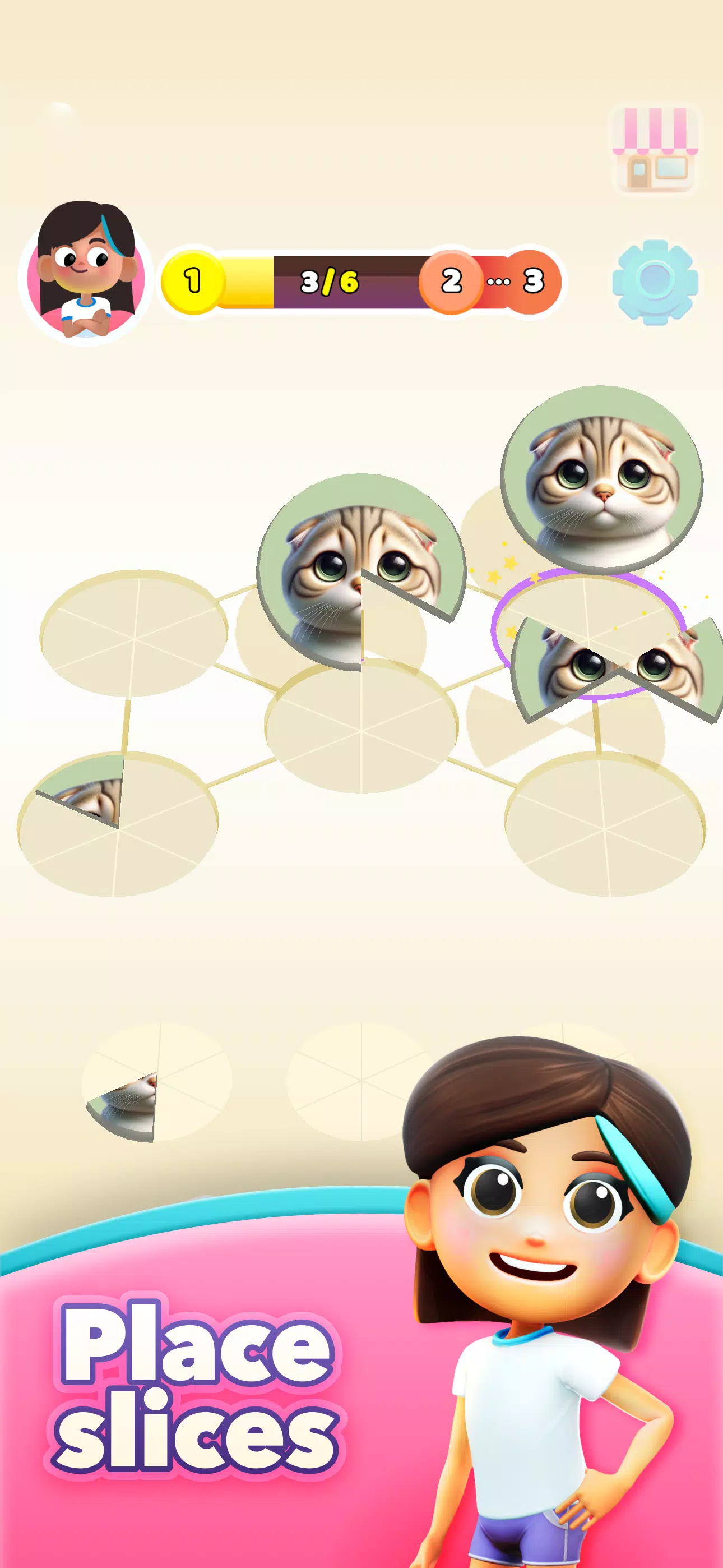 Mia’s Slices: Art Puzzle Game স্ক্রিনশট 0