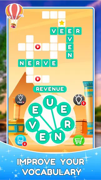 Word Travels Crossword Puzzle Captura de tela 3