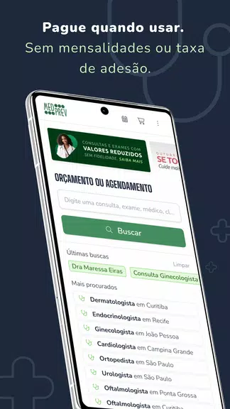 Medprev: Agende Médico e Exame Captura de pantalla 0