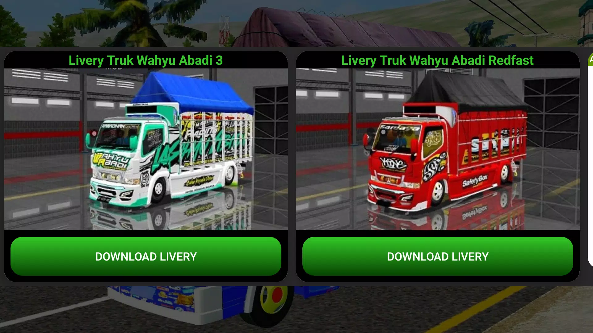 Mod Truck Wahyu Abadi Bussid スクリーンショット 2