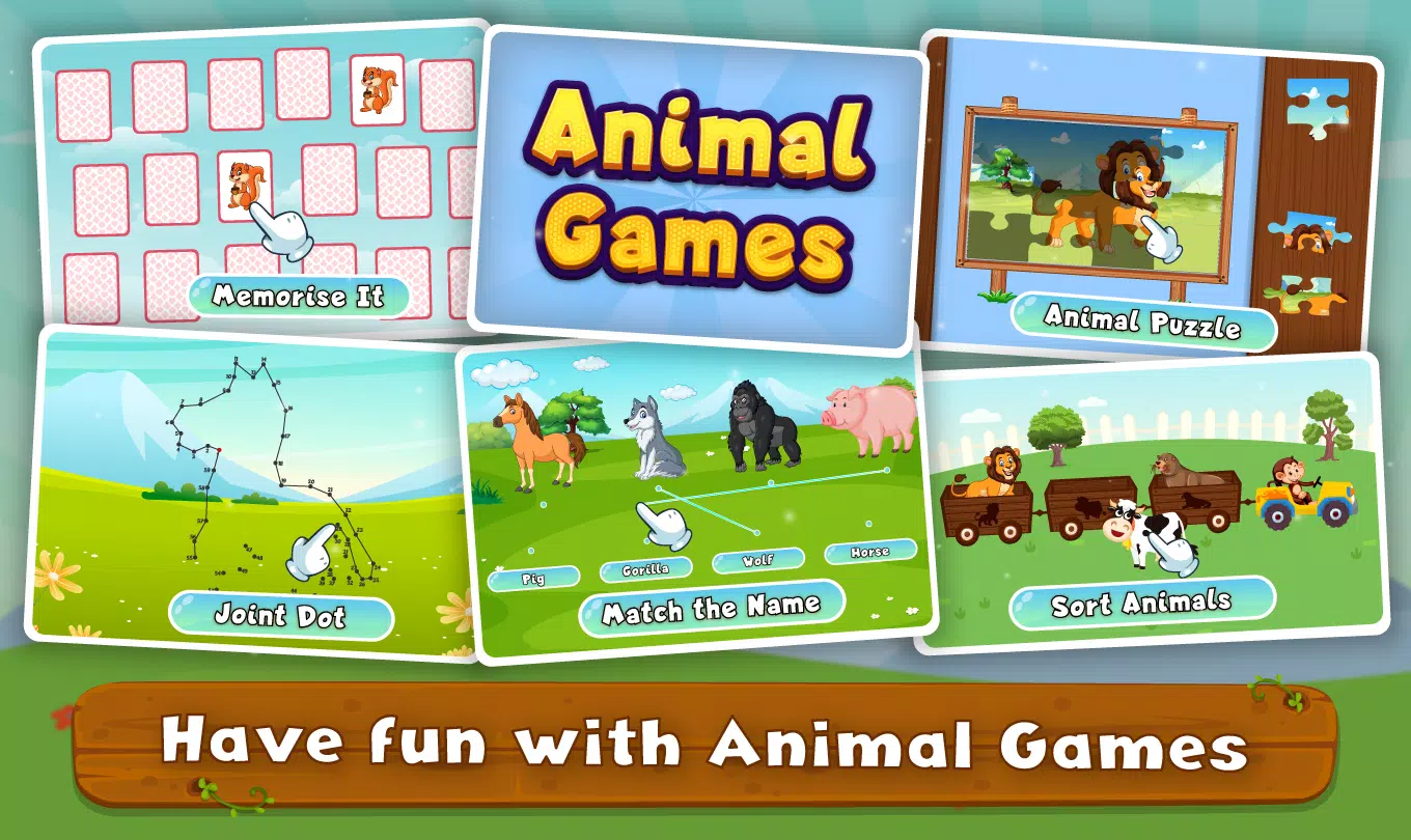 Kids Animal Sounds & Games Ảnh chụp màn hình 3