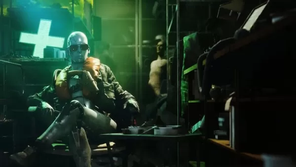 ARC Raiders blue character chilling