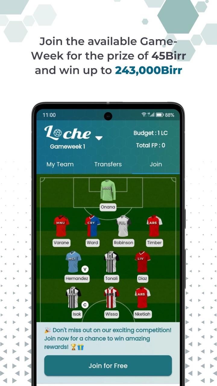 Loche Fantasy Football 螢幕截圖 2