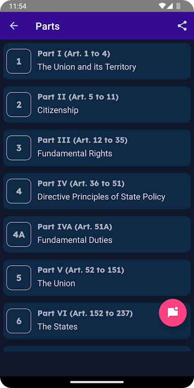 Constitution of India Ảnh chụp màn hình 1