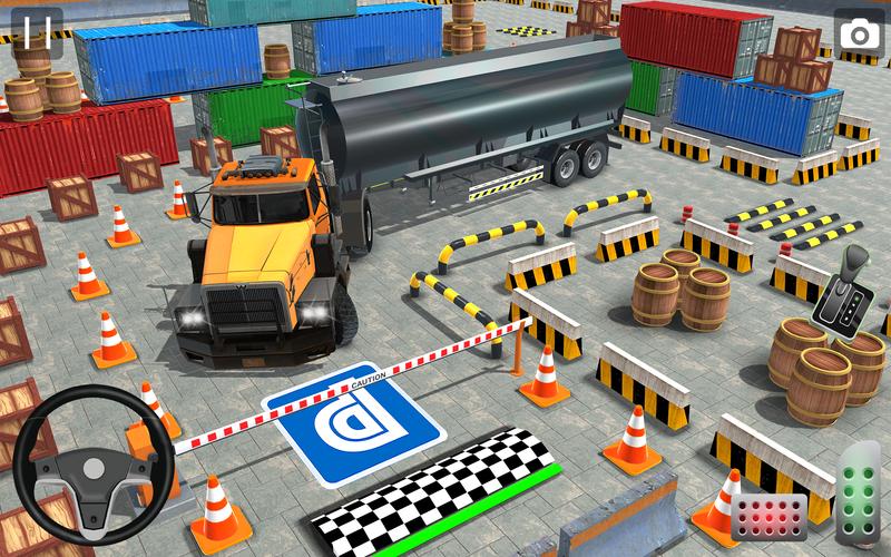 Real Euro Truck Parking Games 螢幕截圖 3