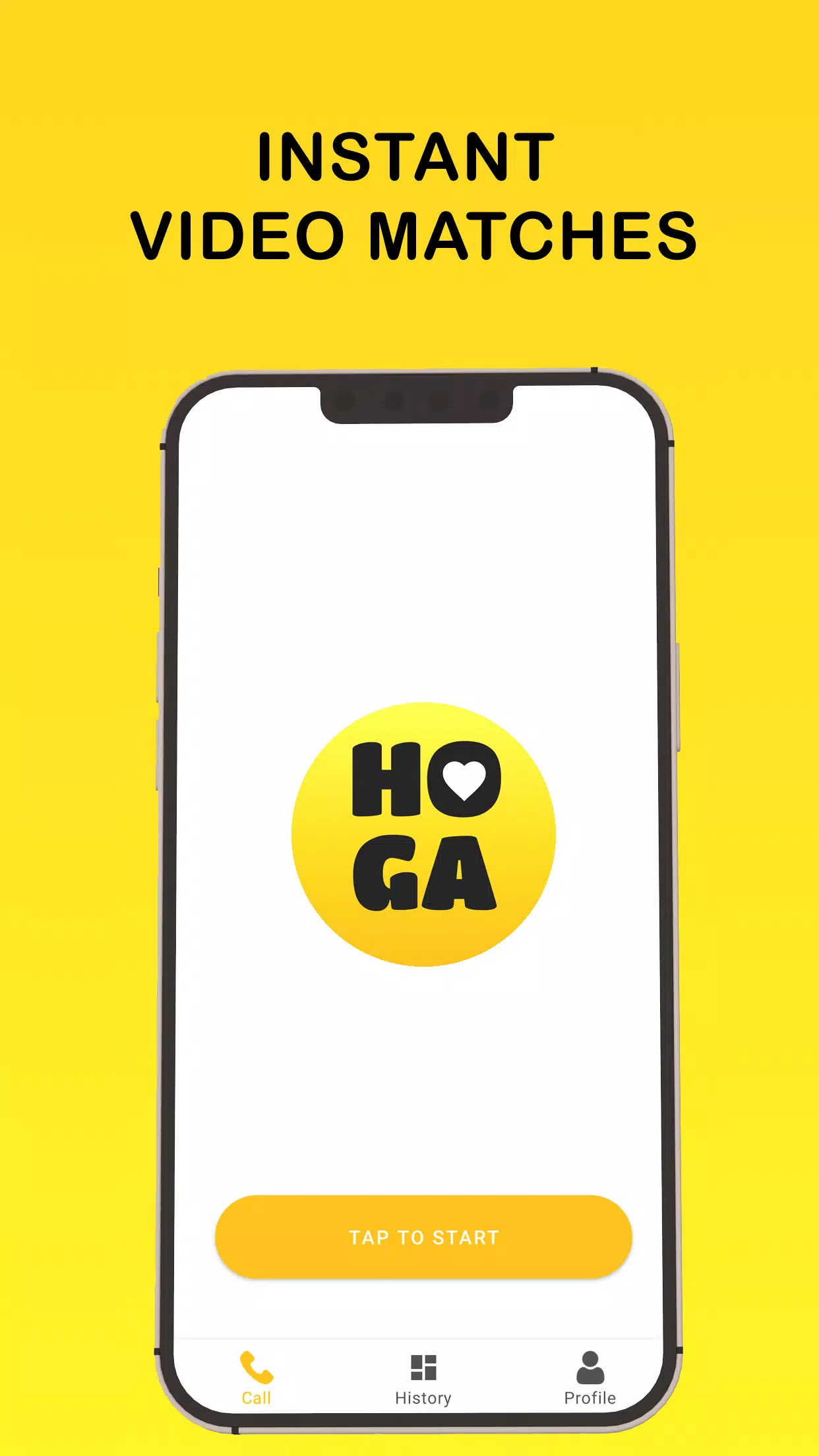 Hoga - Live video chat 螢幕截圖 1