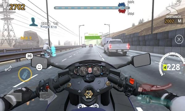 Racing Motorist: Bike Game Tangkapan skrin 2