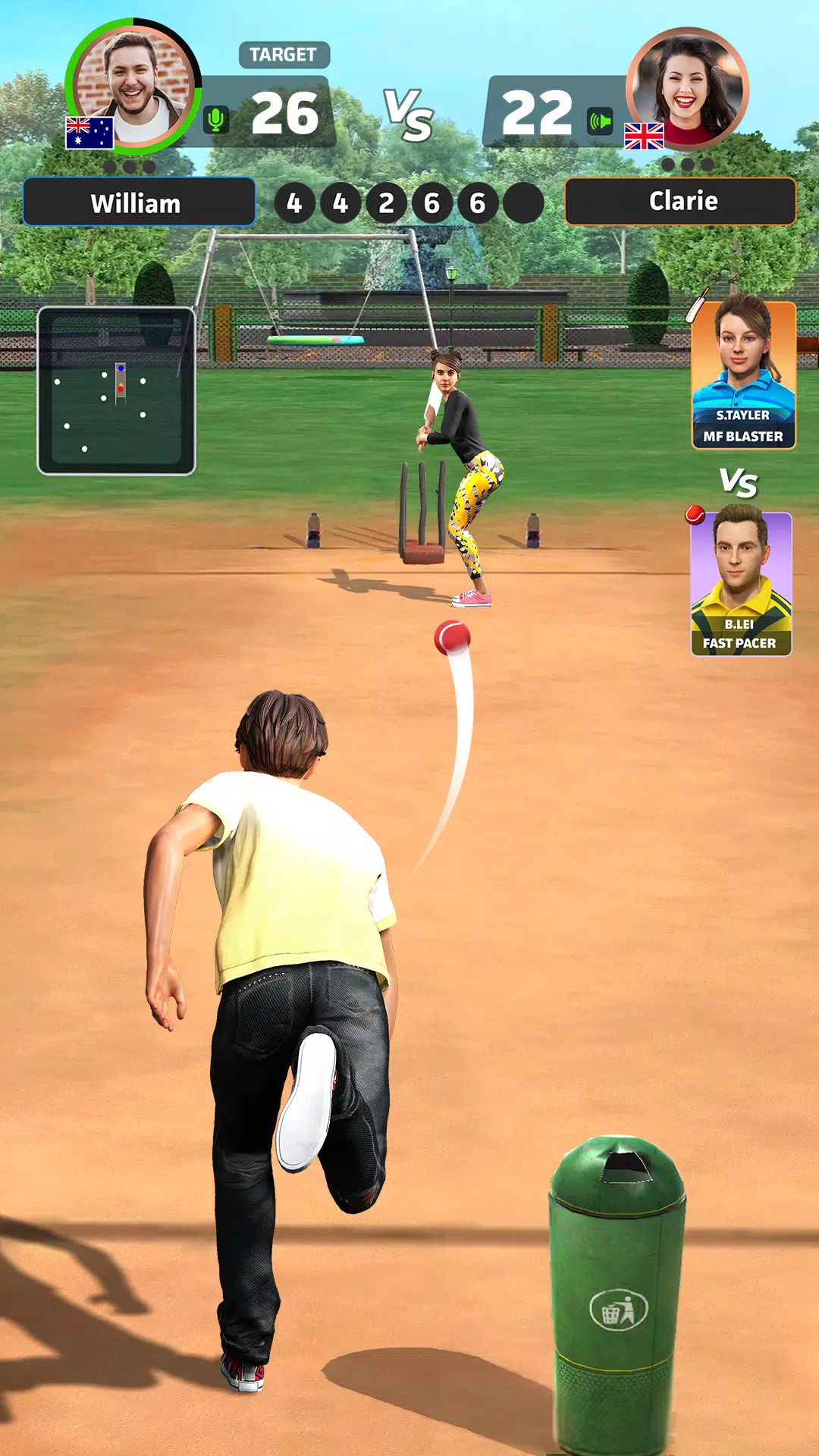 Cricket Gangsta™-Cricket Game स्क्रीनशॉट 1