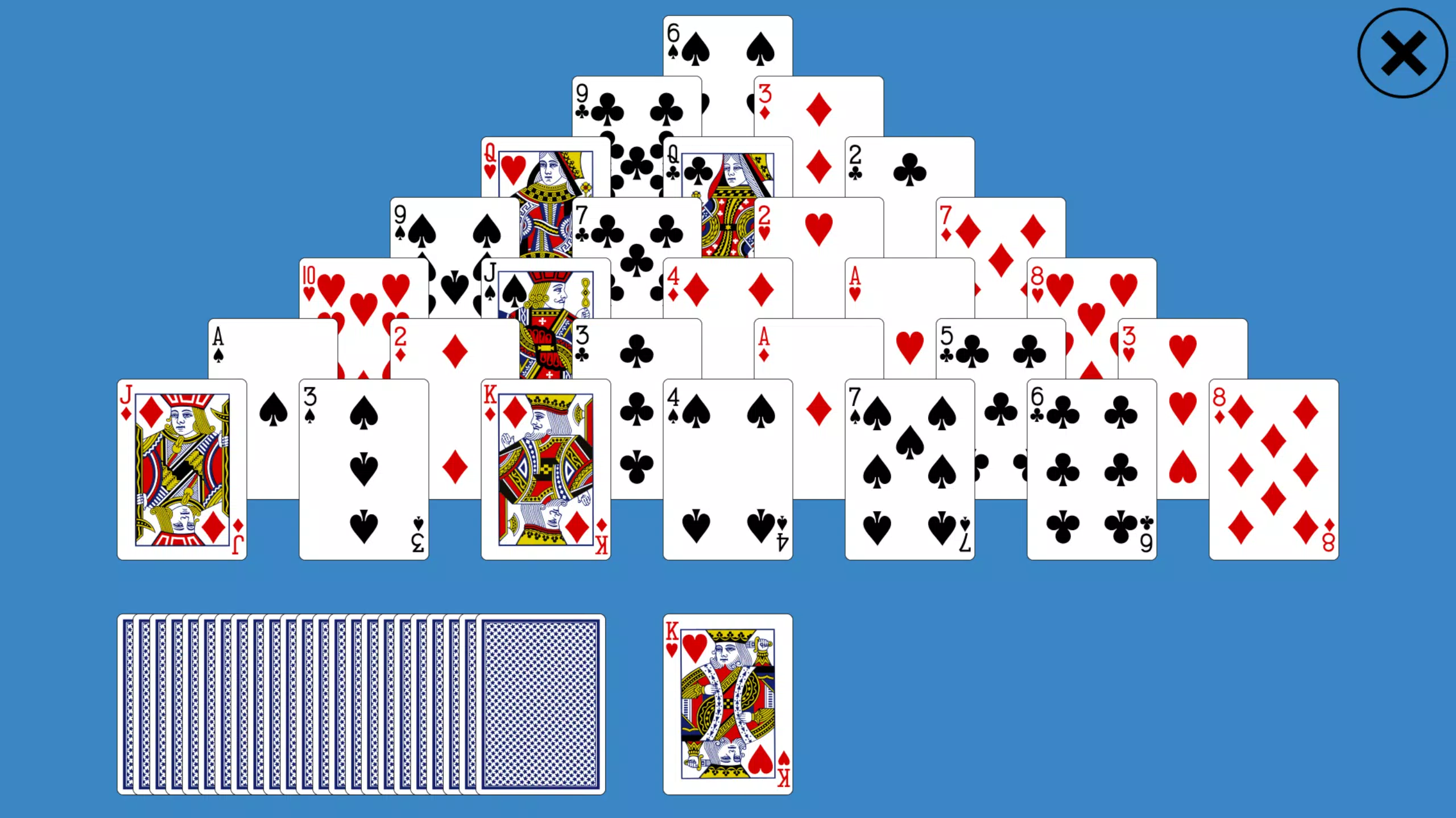 Classic Pyramid Solitaire Скриншот 0