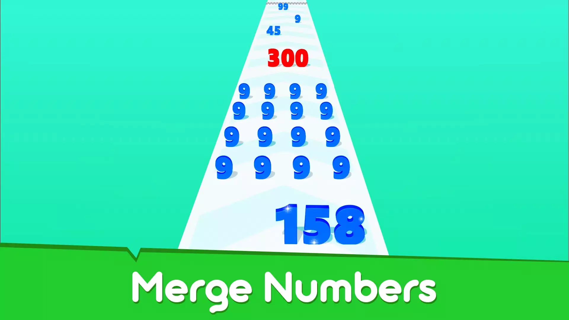 Run & Merge Numbers Game Captura de pantalla 0