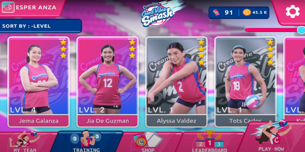 Creamline Good Vibes Smash 螢幕截圖 0