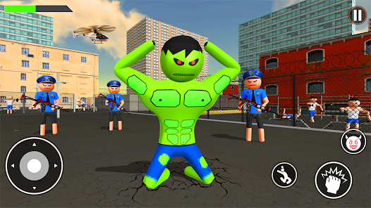 Incredible Monster: Superhero Prison Escape Games Screenshot 1