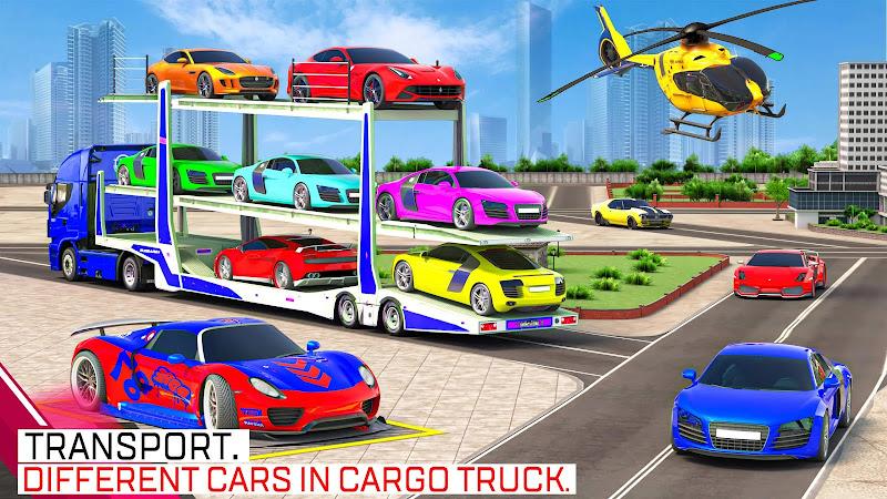 Car Transport Truck Games 螢幕截圖 2