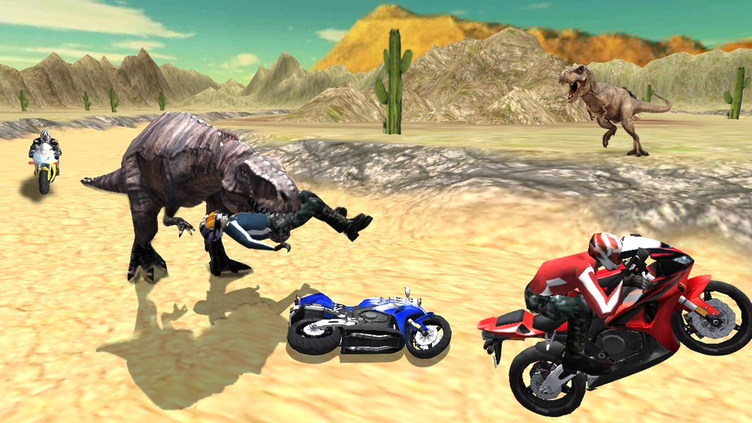 Dino World Bike Race Game - Jurassic Adventure 螢幕截圖 3