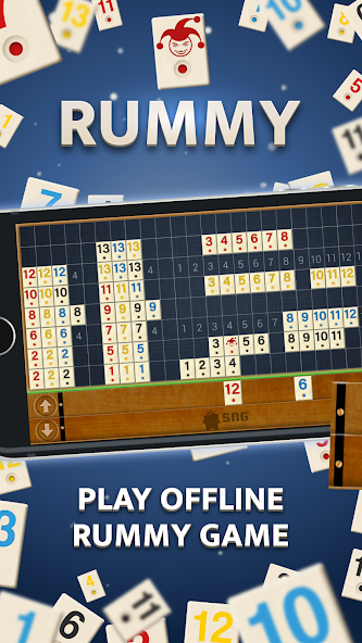 Rummy - Offline Board Game Mod 螢幕截圖 0