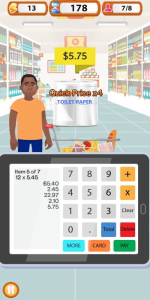 Supermarket Cashier Simulator Mod 螢幕截圖 1