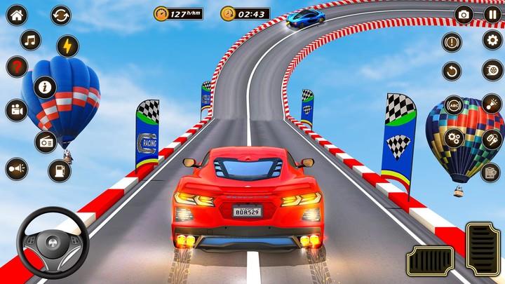 City GT Car Stunts Mega ramps Скриншот 3