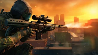 Sniper Shooter offline Game Captura de pantalla 1