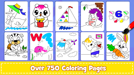 Coloring Games & Coloring Kids Schermafbeelding 3