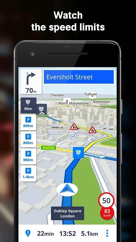 Sygic GPS Navigation & Maps ဖန်သားပြင်ဓာတ်ပုံ 1