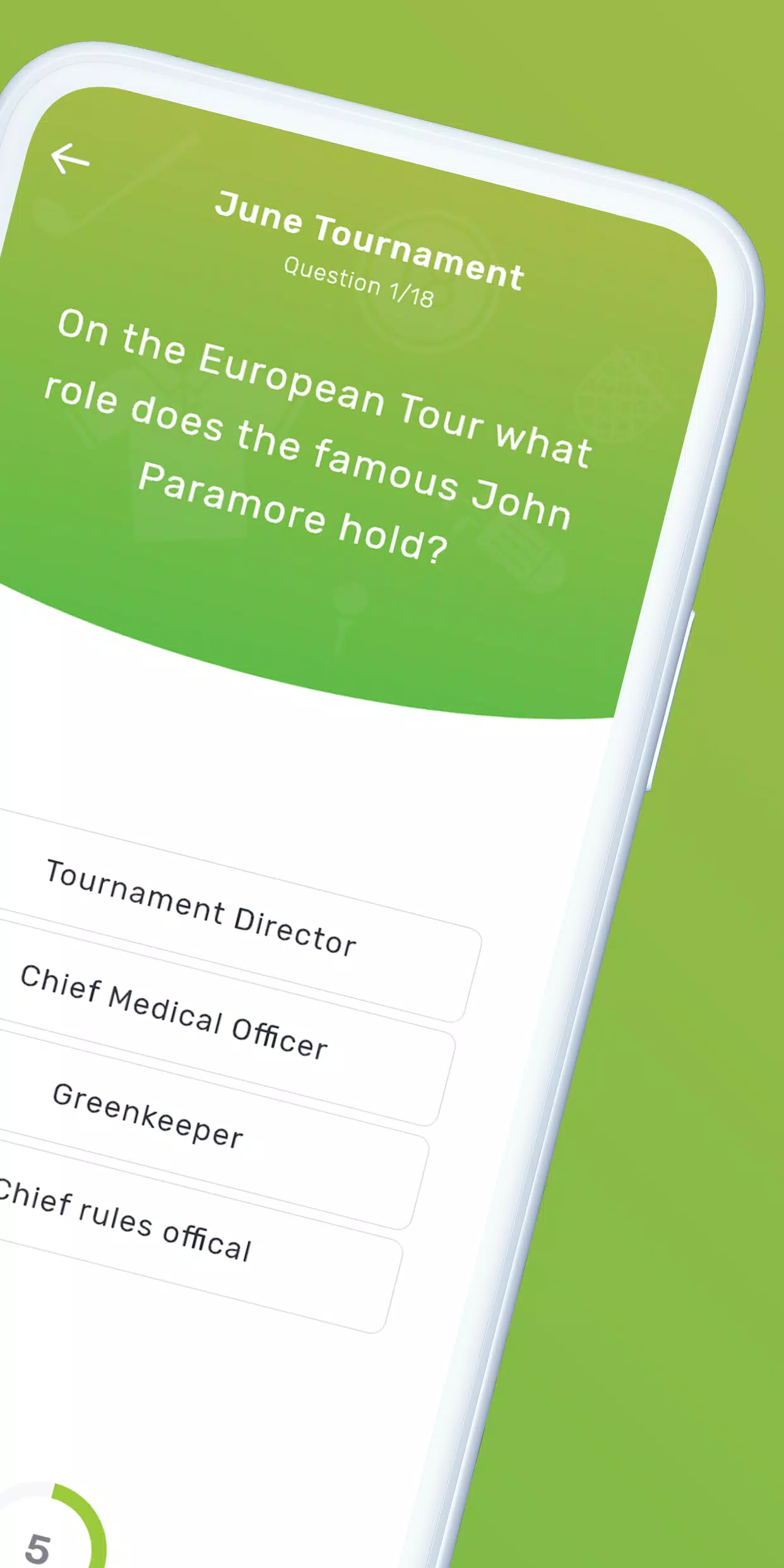GolfQuizz 스크린샷 1