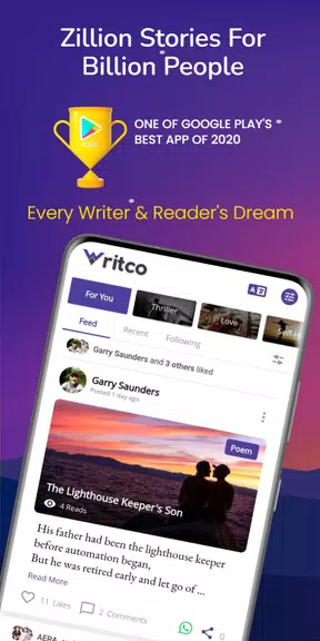 Writco – Reading & Writing App Screenshot 0