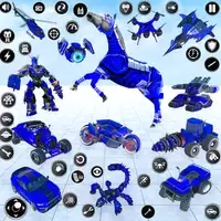 Horse Robot Car Game 3D