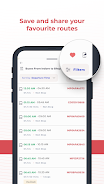 Unreserved: Bus Timetable App Captura de tela 3