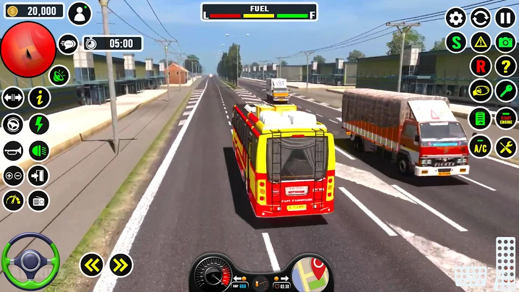 Coach Bus Driving 3D Bus Game 螢幕截圖 1