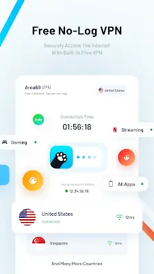 Pawxy - Fast VPN & Web Browser 螢幕截圖 1