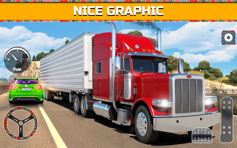 PK Cargo Truck Transport Game 螢幕截圖 2