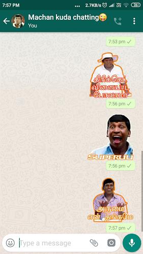 Tamil Stickers: WAStickerApps 螢幕截圖 3