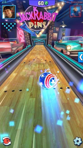 Bowling Crew — 3D bowling game Mod Capture d'écran 3