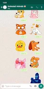 Animals Stickers WAStickerApps Schermafbeelding 1