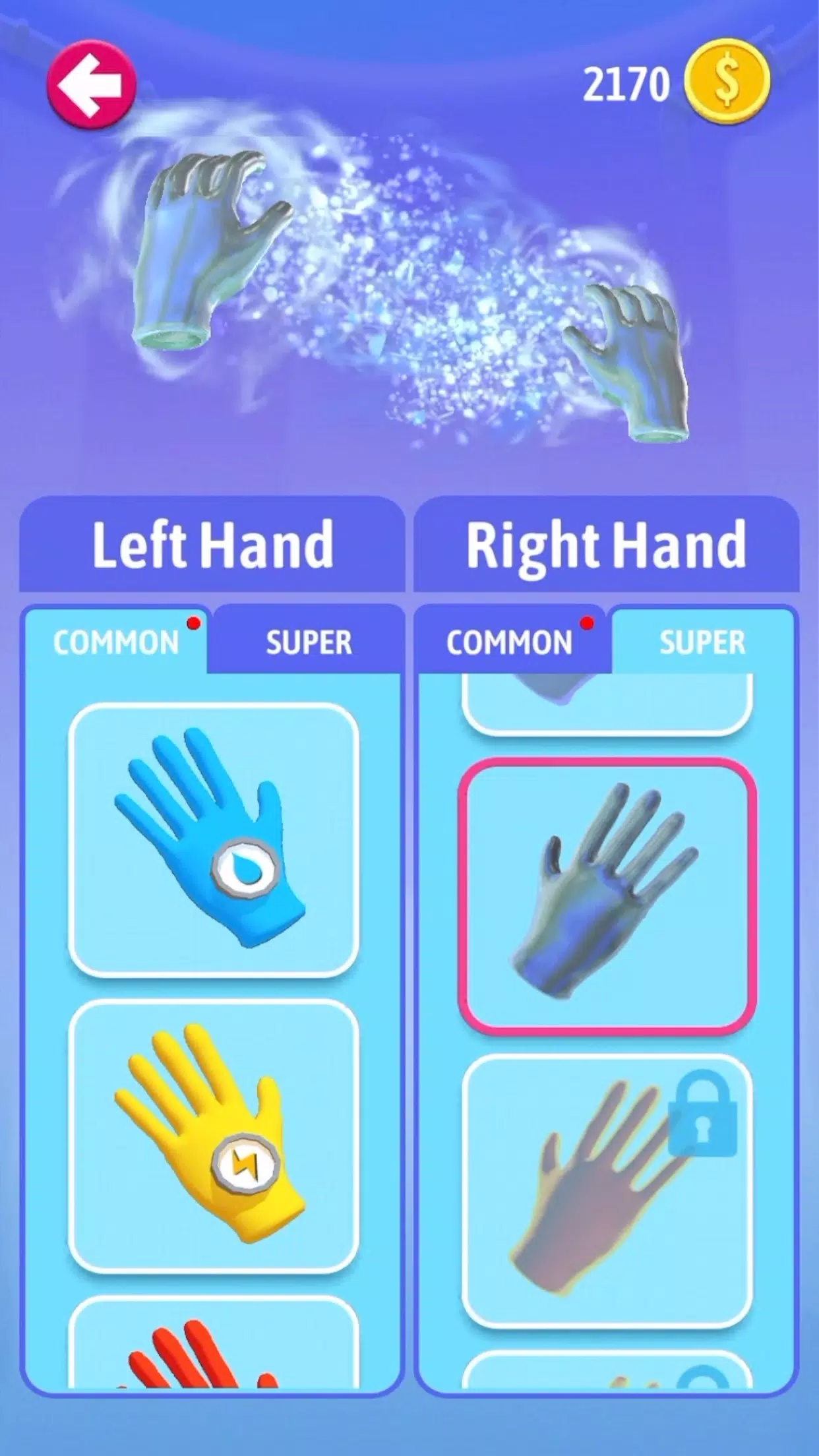 Elemental Gloves Schermafbeelding 3