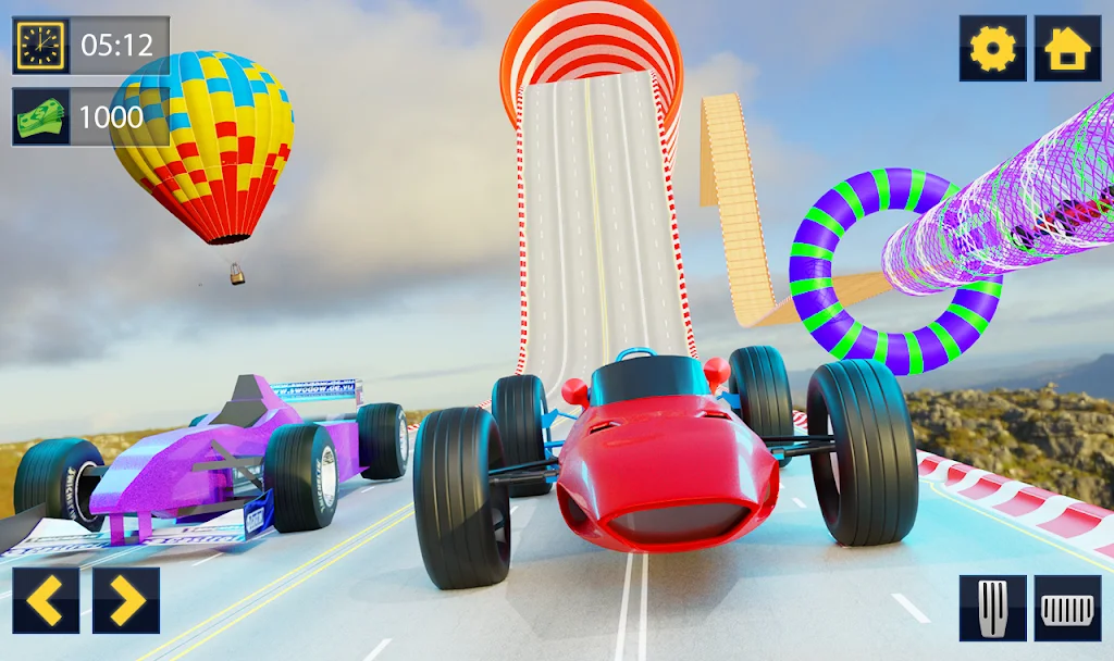 Impossible Formula Car Racing Stunt New Free Games Tangkapan skrin 2