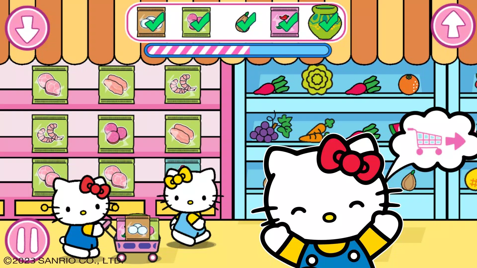 Hello Kitty: Supermercado Captura de tela 1