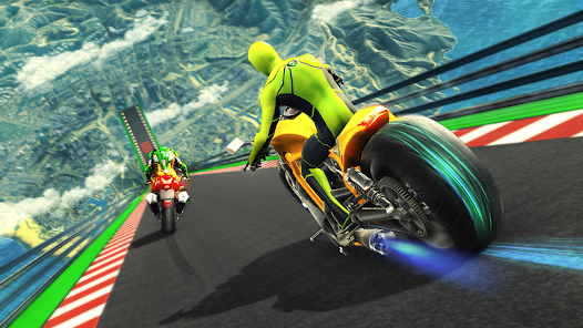 Super Hero Game - Bike Game 3D 螢幕截圖 0