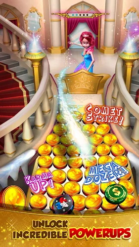 Princess Gold Coin Dozer Party Tangkapan skrin 2