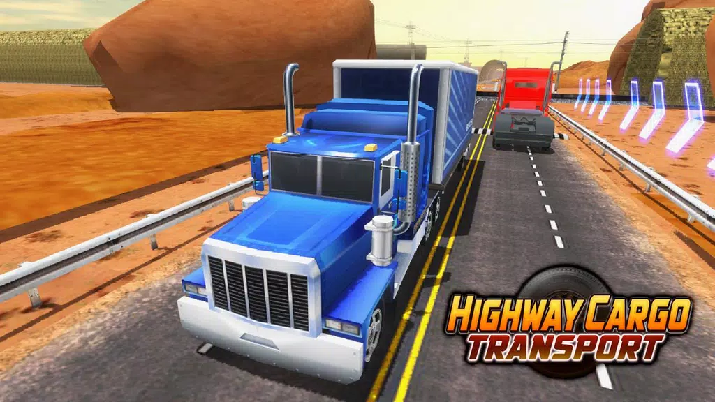 Highway Cargo Truck Simulator 螢幕截圖 0