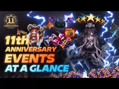 Summoners War 11th Anniversary Celebration Updates