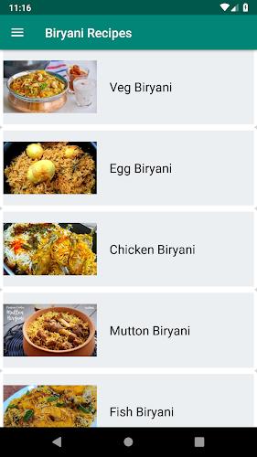 1000+ Biryani Recipes 螢幕截圖 1