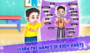 Kids Learning Human Bodyparts Captura de tela 1