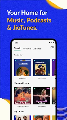 JioSaavn - Music & Podcasts 螢幕截圖 0