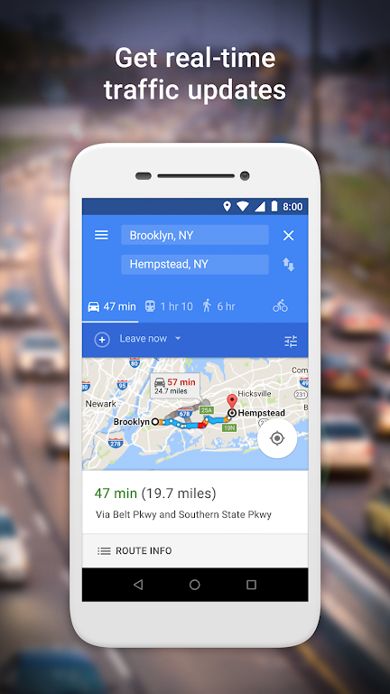 Google Maps Go Capture d'écran 1