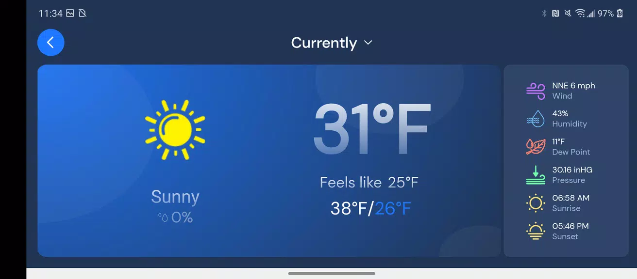 WeatherNation 螢幕截圖 1