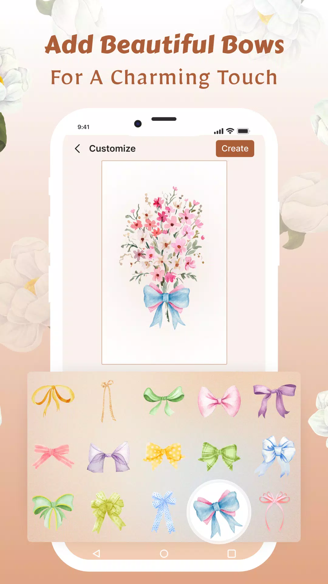 Flower Language Wallpaper DIY Captura de pantalla 2