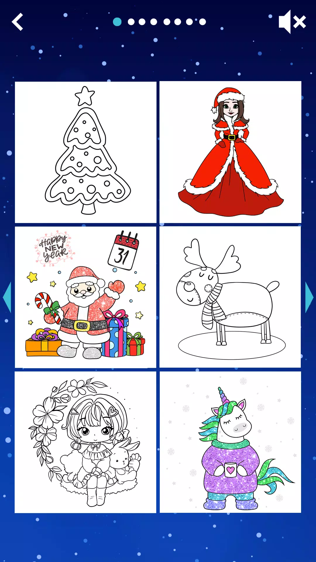 Christmas kids coloring 螢幕截圖 2